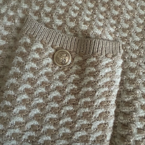 Ann Taylor Cream Textured Cardigan - Picture 5 of 9